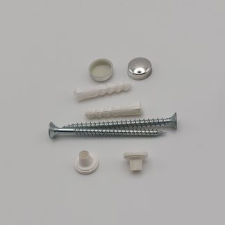 Kit di fissaggio verticale per vasi e bidet a terra Pozzi Ginori tappo cromo